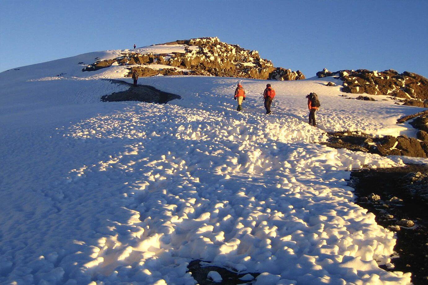 Where do you sleep on Kilimanjaro?